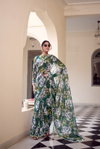 Ynf7042 Weightless Marbal Floral Printed Sarees Wholesale In India